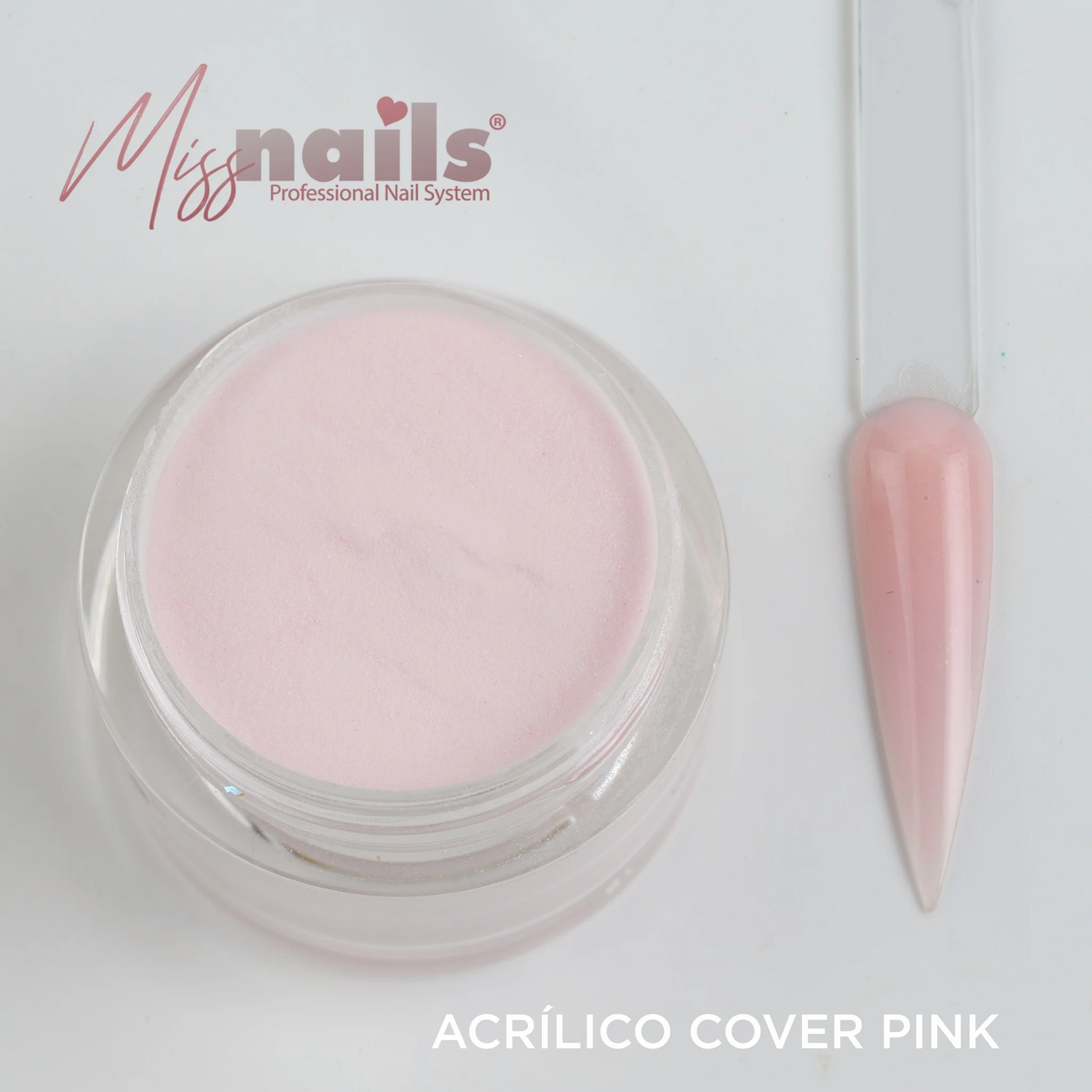 Acrílico cover pink