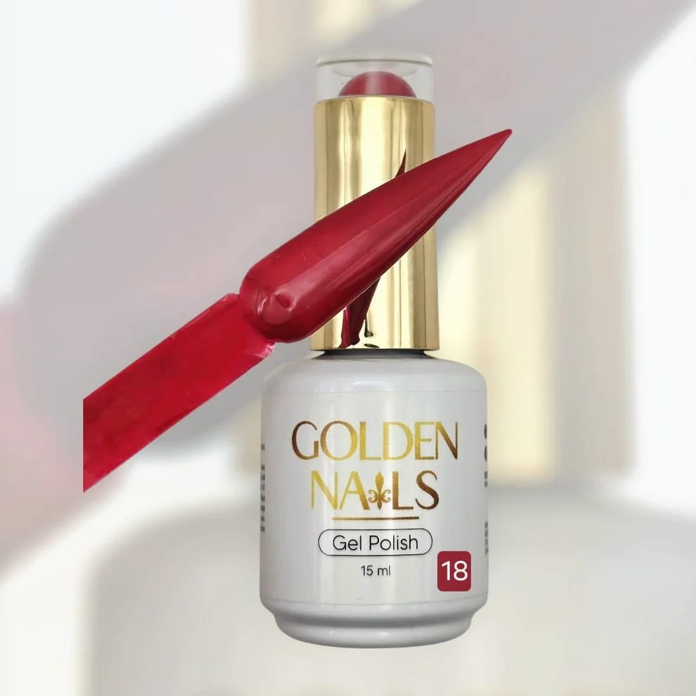 gel polish 18 rojo