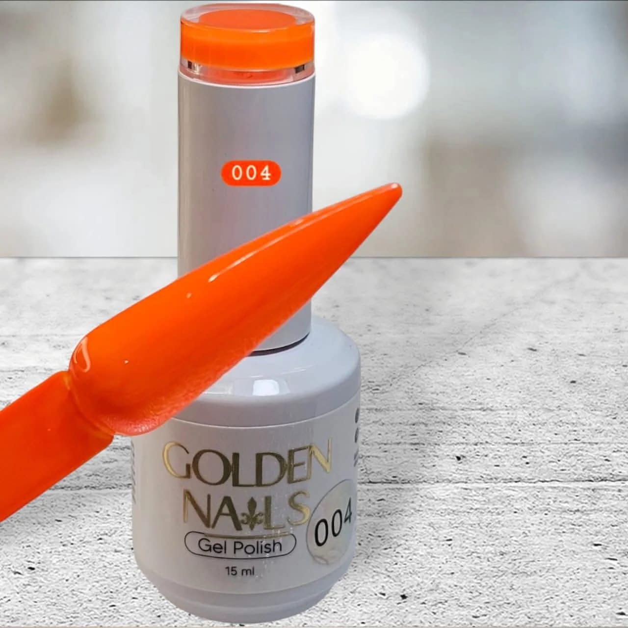 gel polish 004 naranja neon