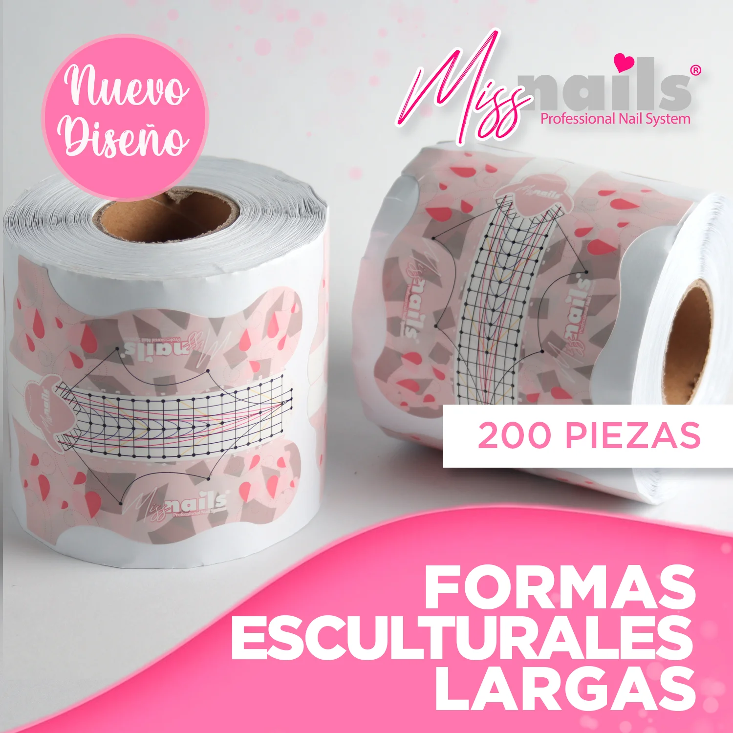 Formas esculturales largas Miss Nails