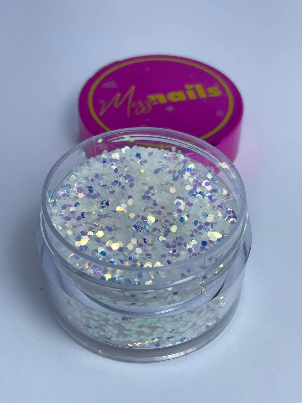 Glitter cola de sirena tornasol #2077