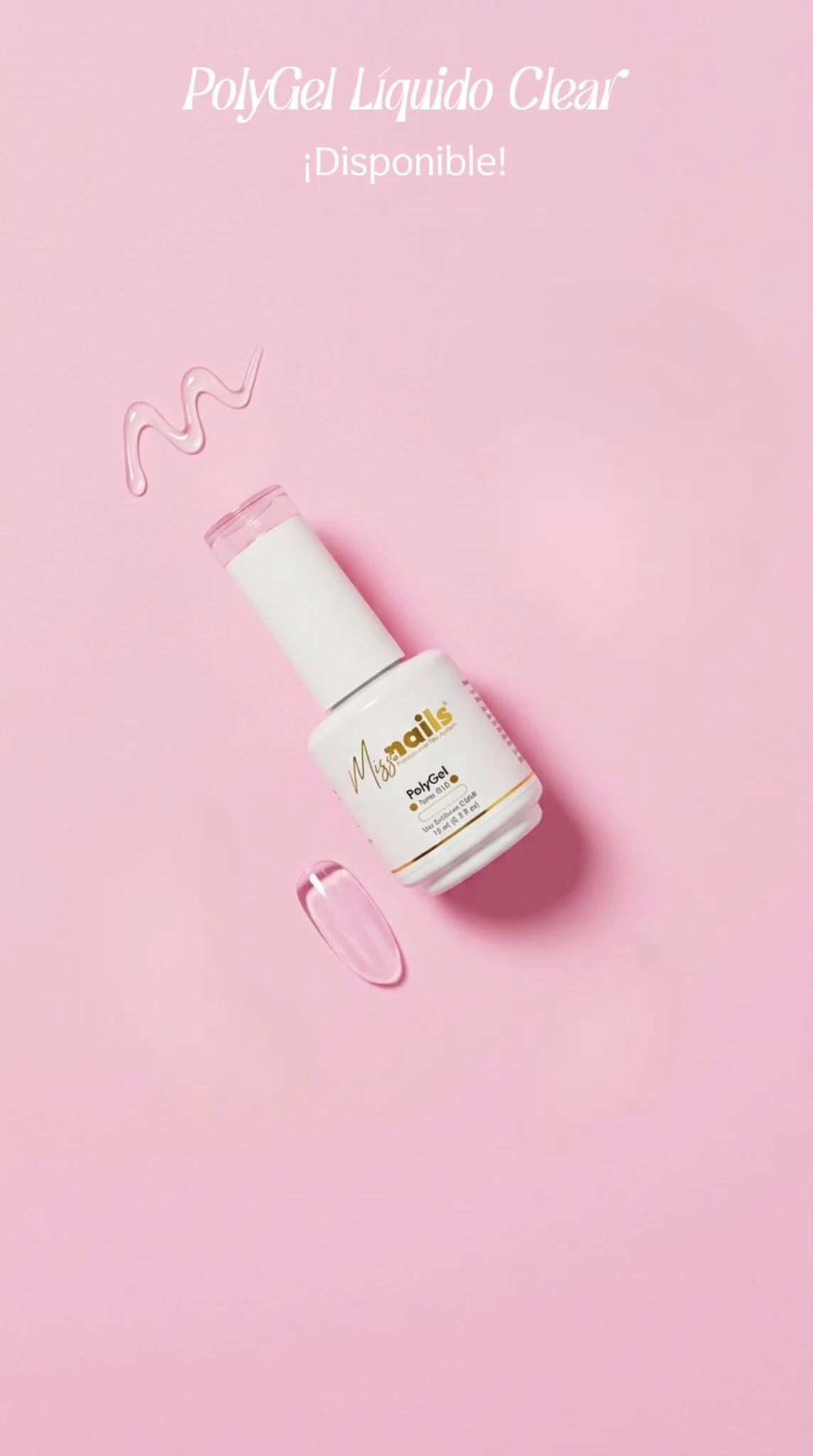 Polygel Líquido Clear Miss Nails