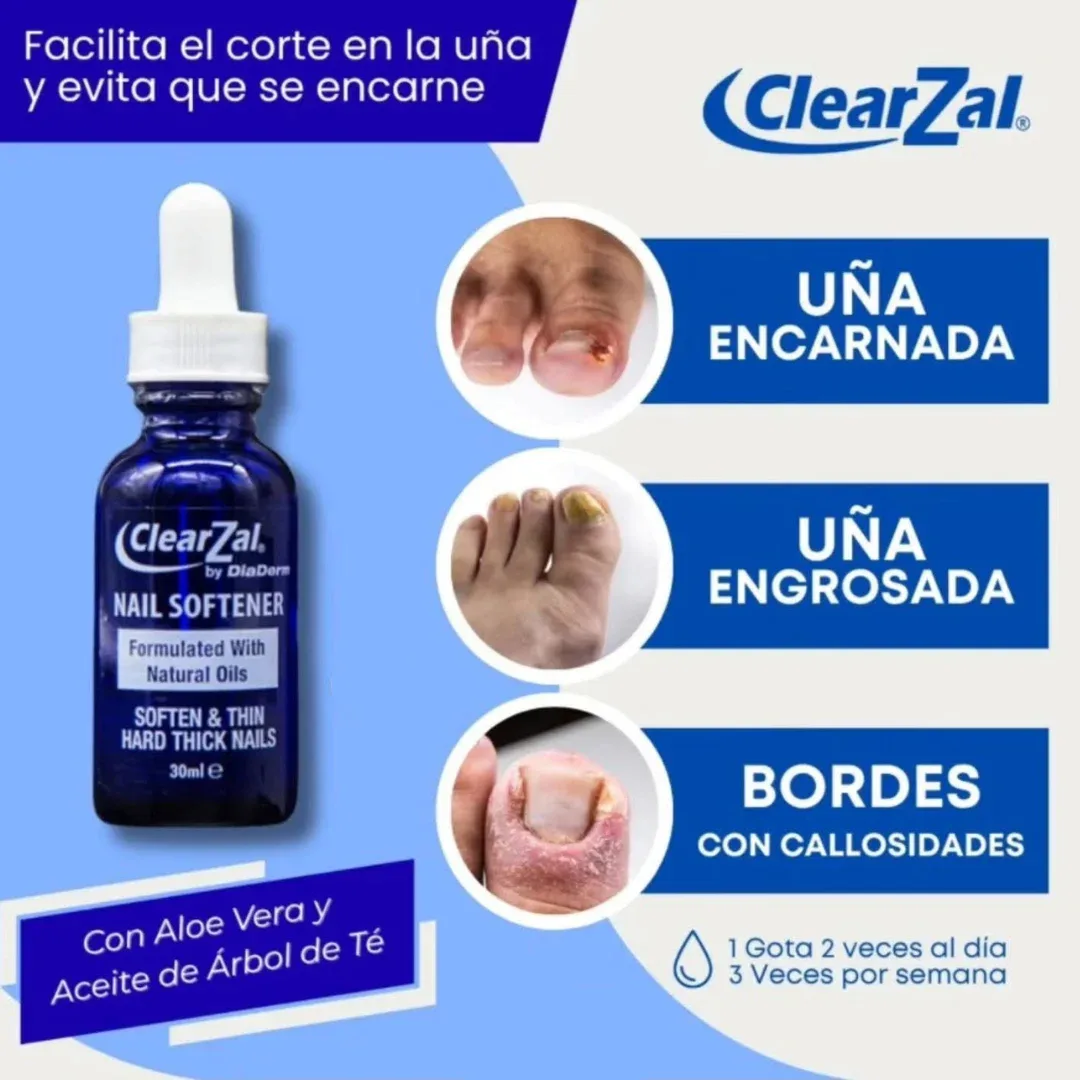Gel suavizante para uñas.