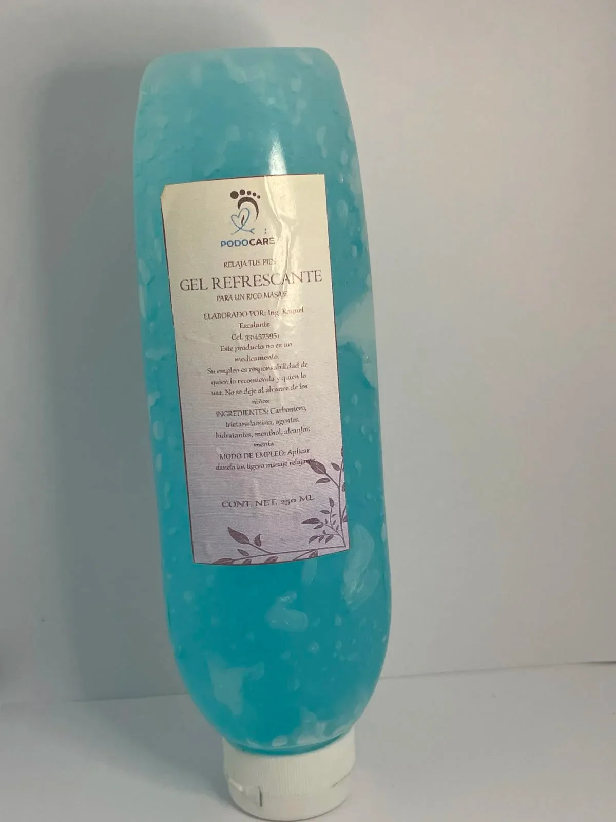 Gel refrescante