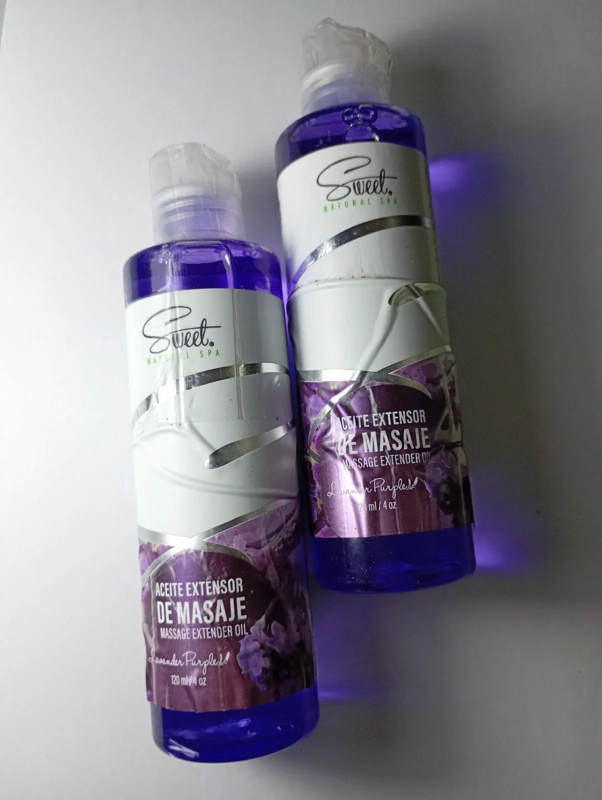 Aceite extensor de masaje 