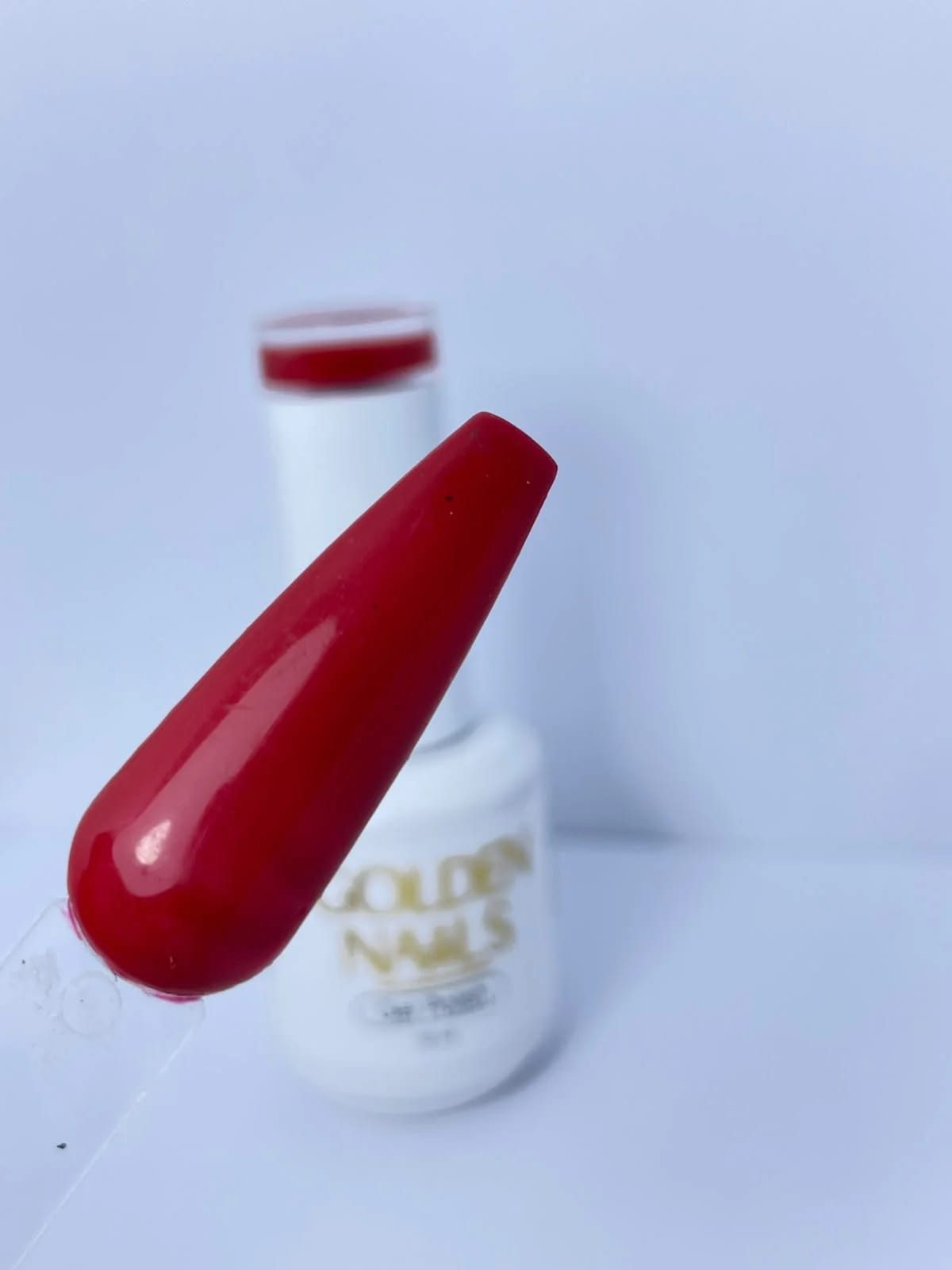 gel polish  63 rojo