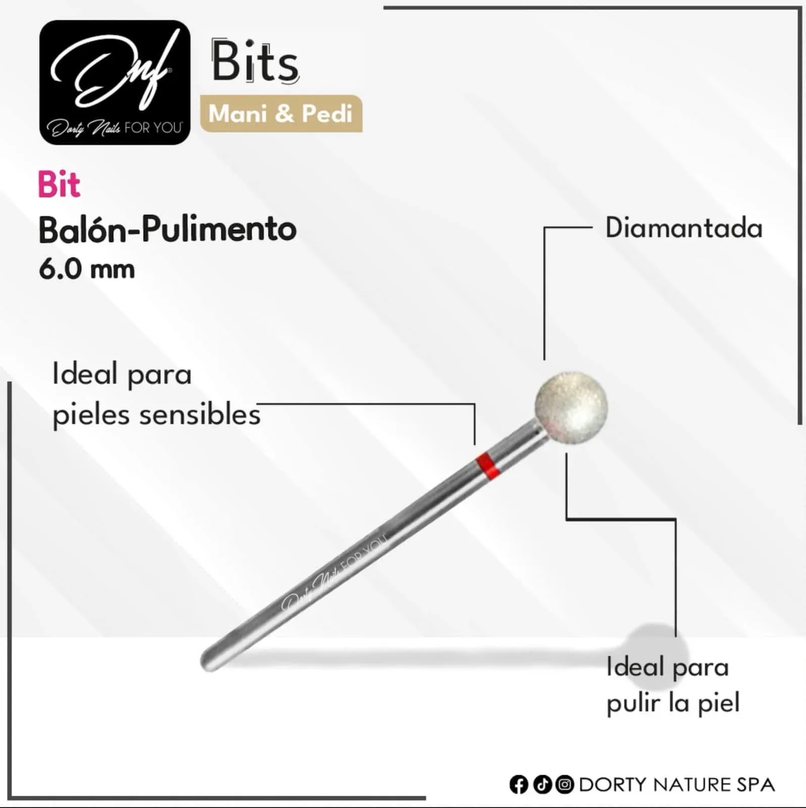 Punta Balón DNS 6mm