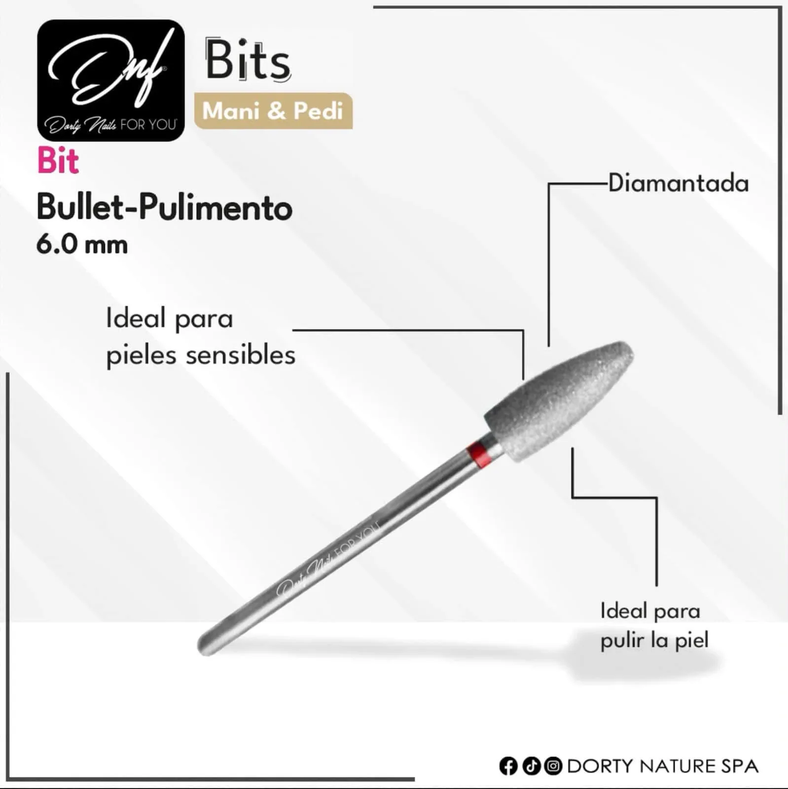 Punta Bullet DNS 6mm