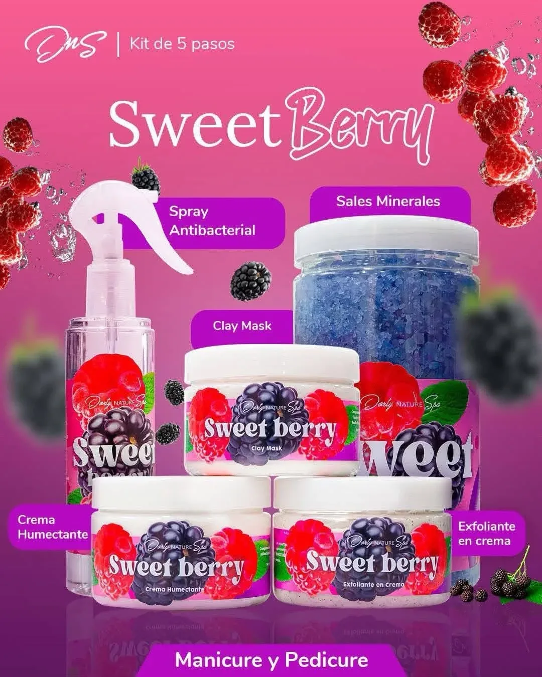 Kit de 5 pasos Sweet Berry