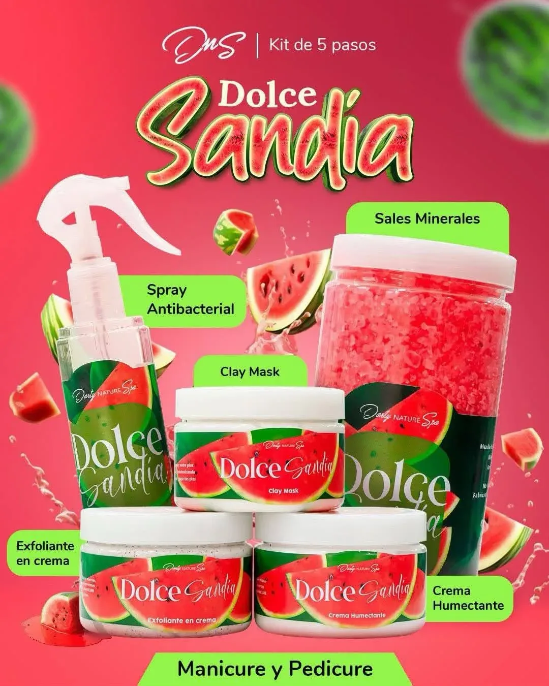 Kit de 5 pasos Dolce Sandía
