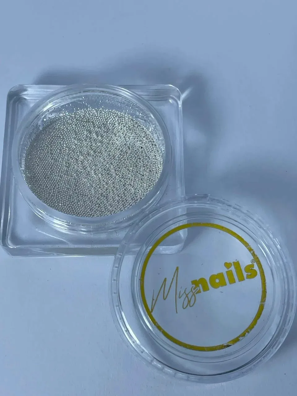 Balines plata mini Miss Nails