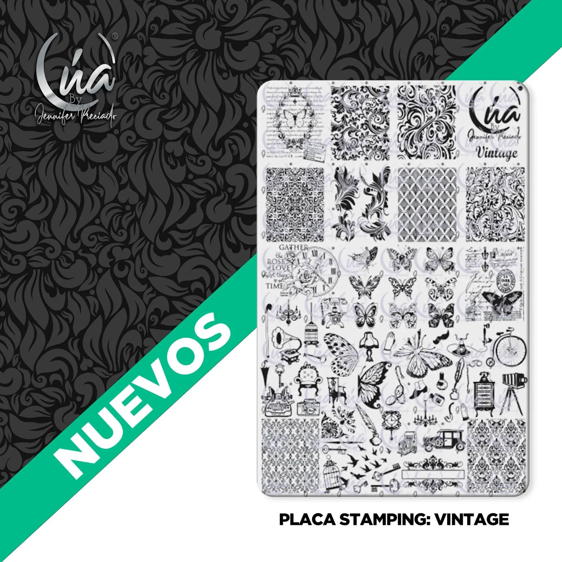Placa de Stamping Vintage