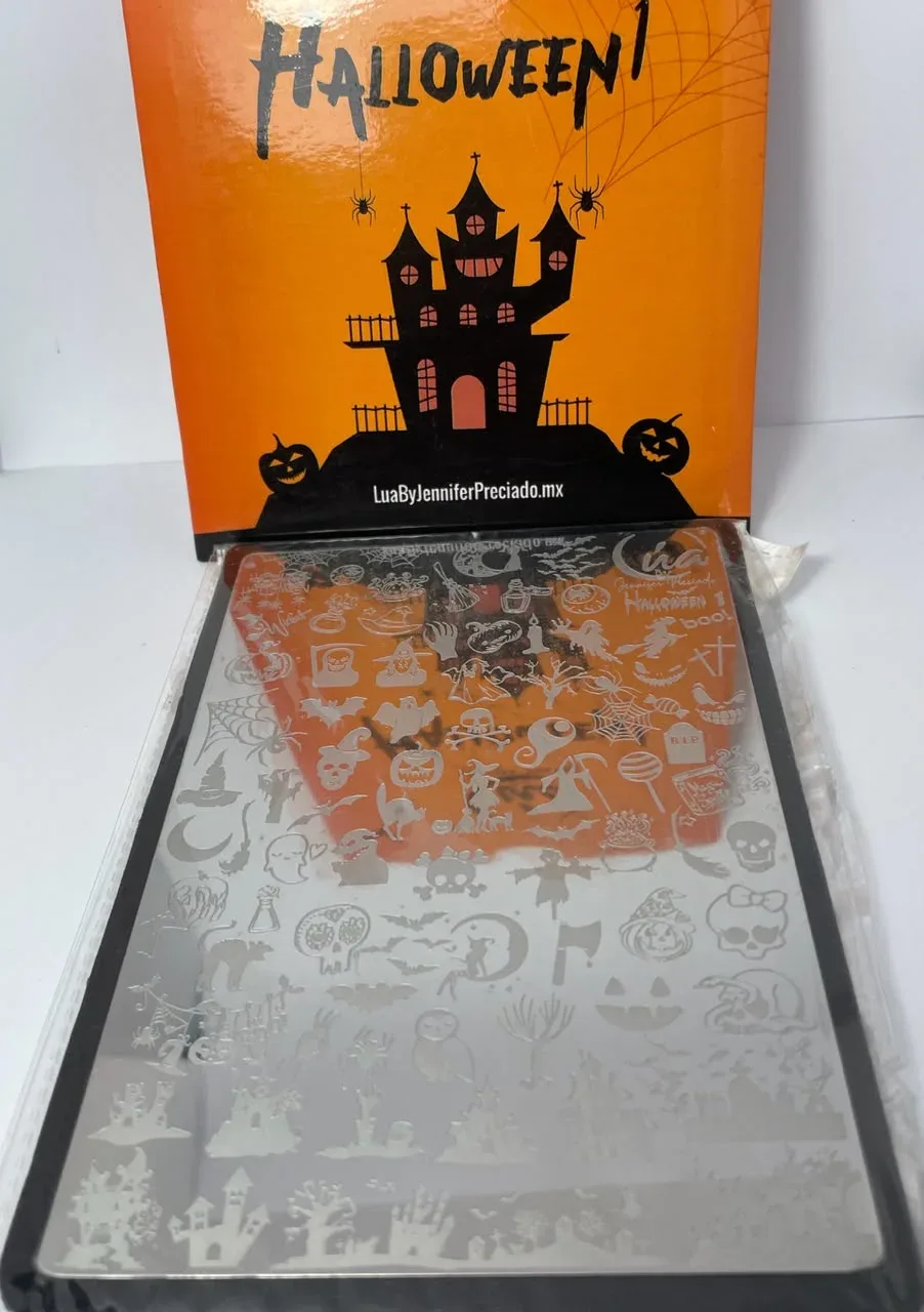Placa de Stamping Halloween 1