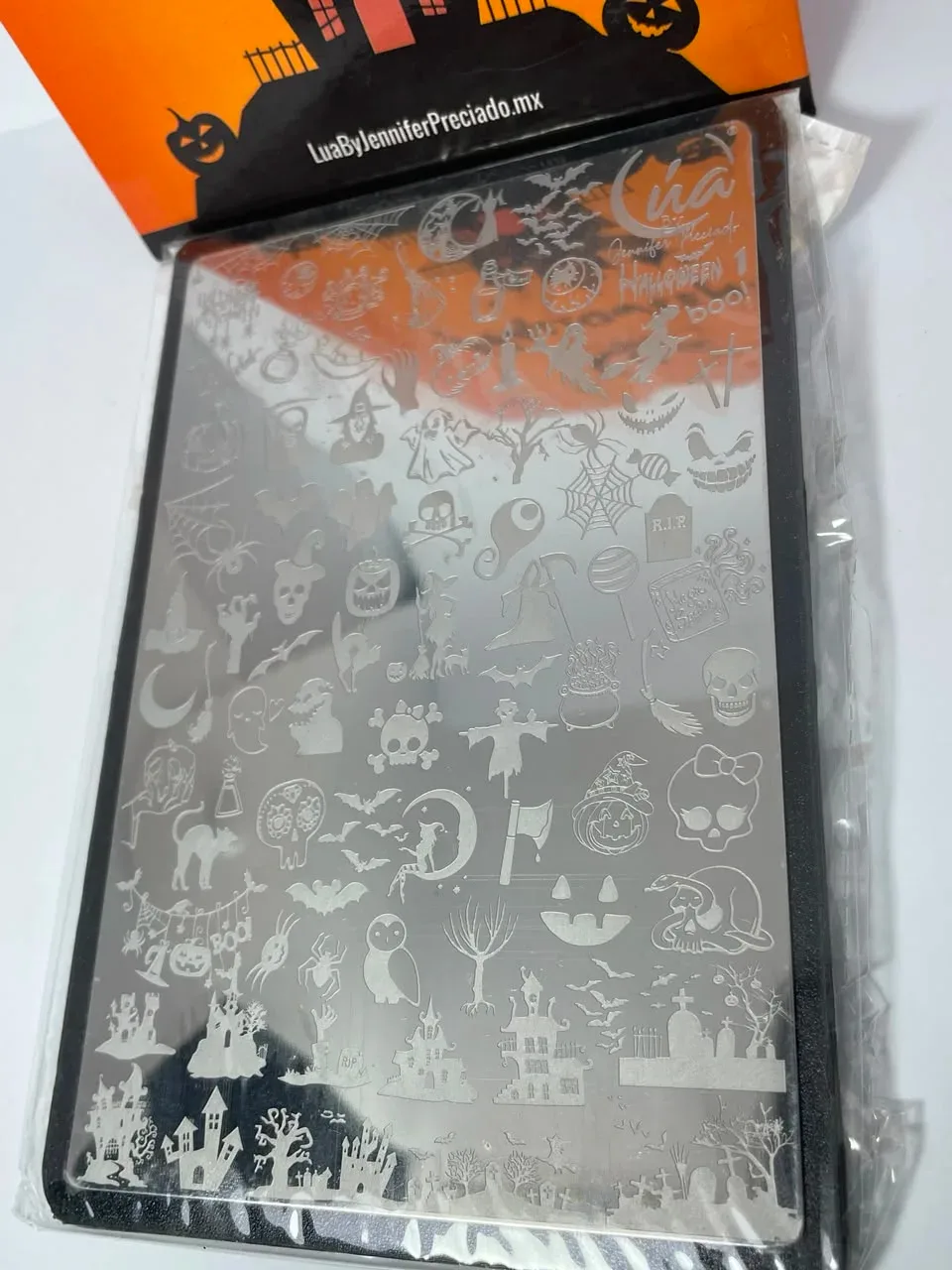 Placa de Stamping Halloween 1