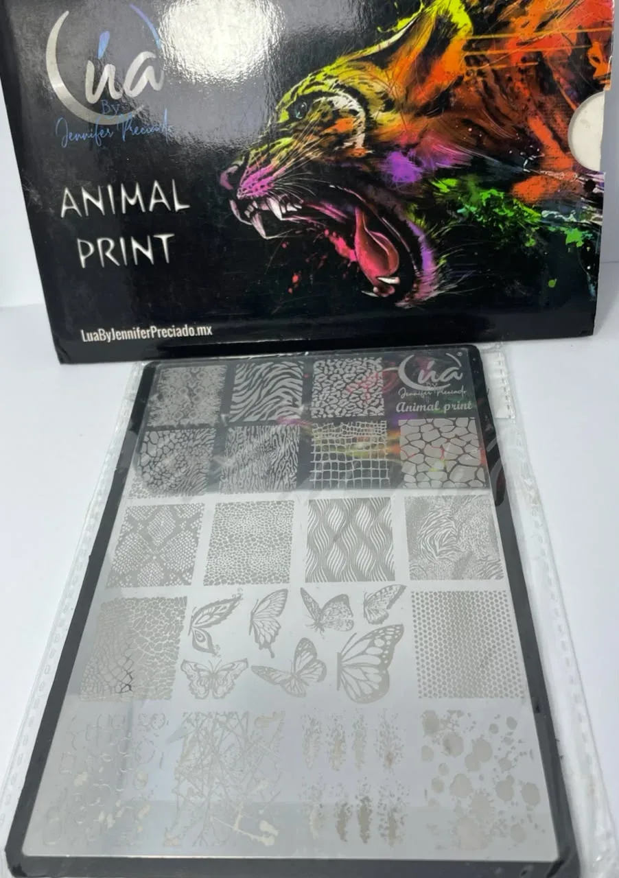Placa de Stamping Animal Print