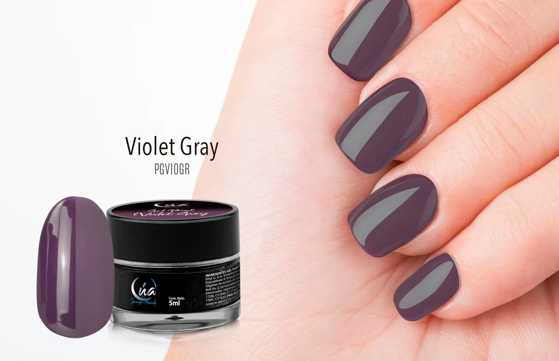 Painting Gel Violet Grey Lúa