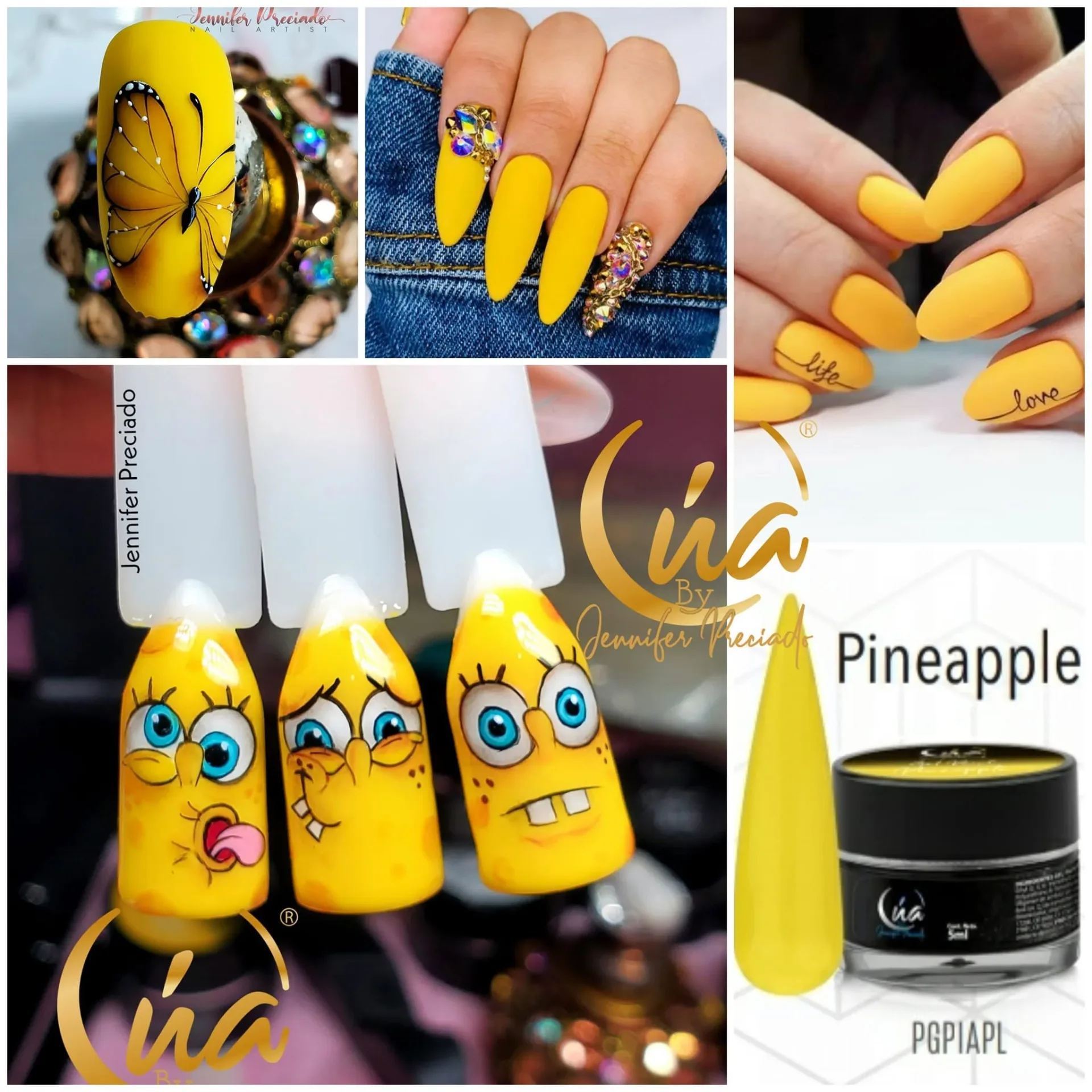 Painting Gel Pineapple Lúa