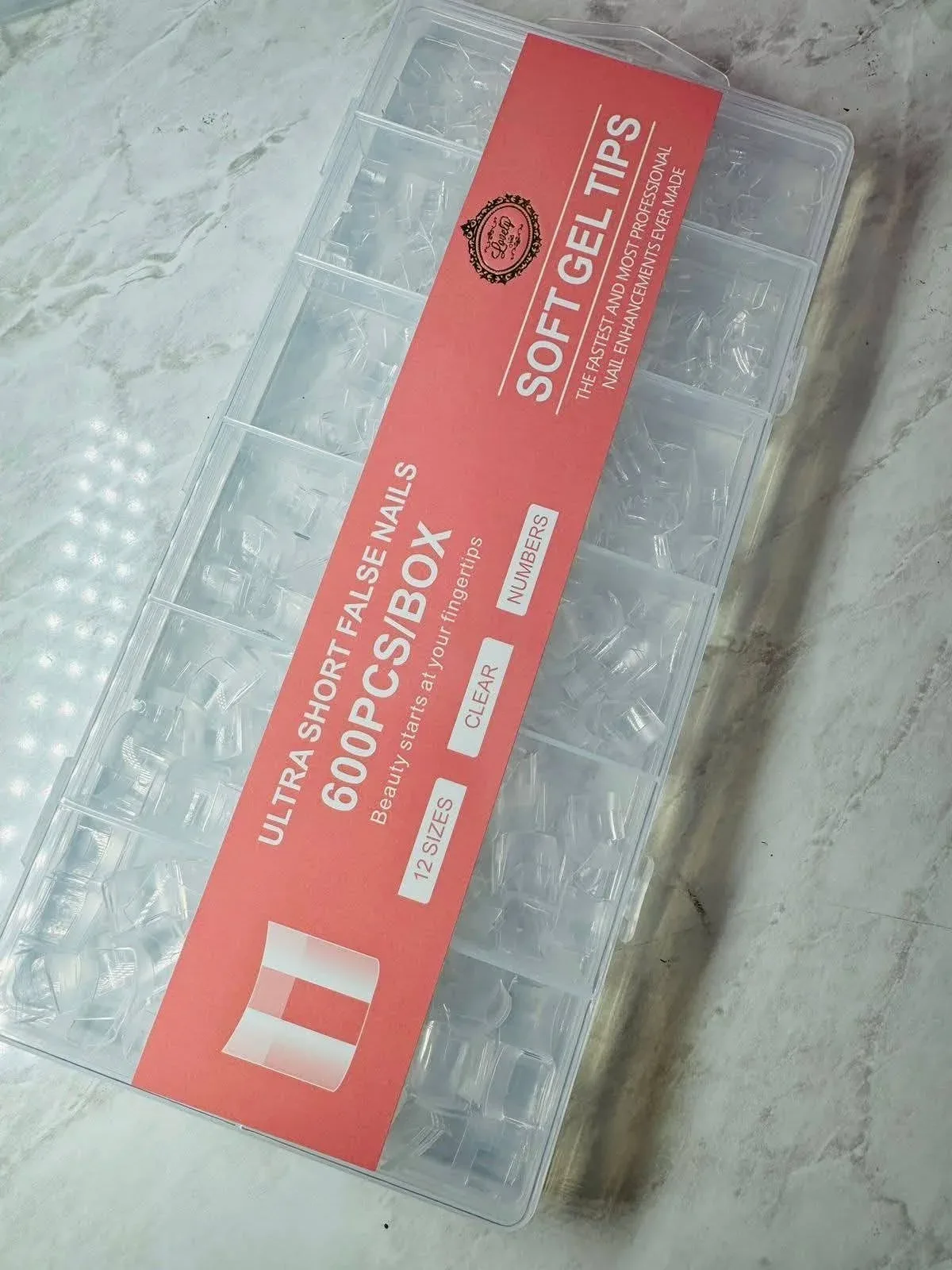 Soft Gel Tips Ultra short Square