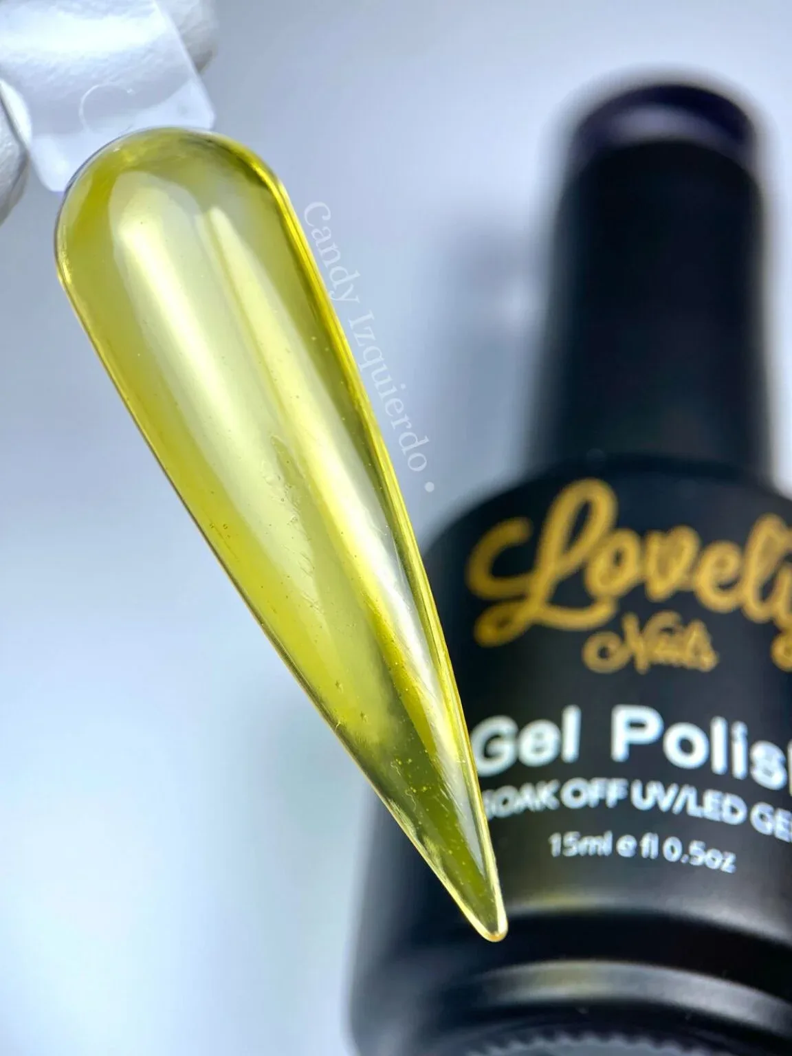 Gel vitral amarillo Lovely