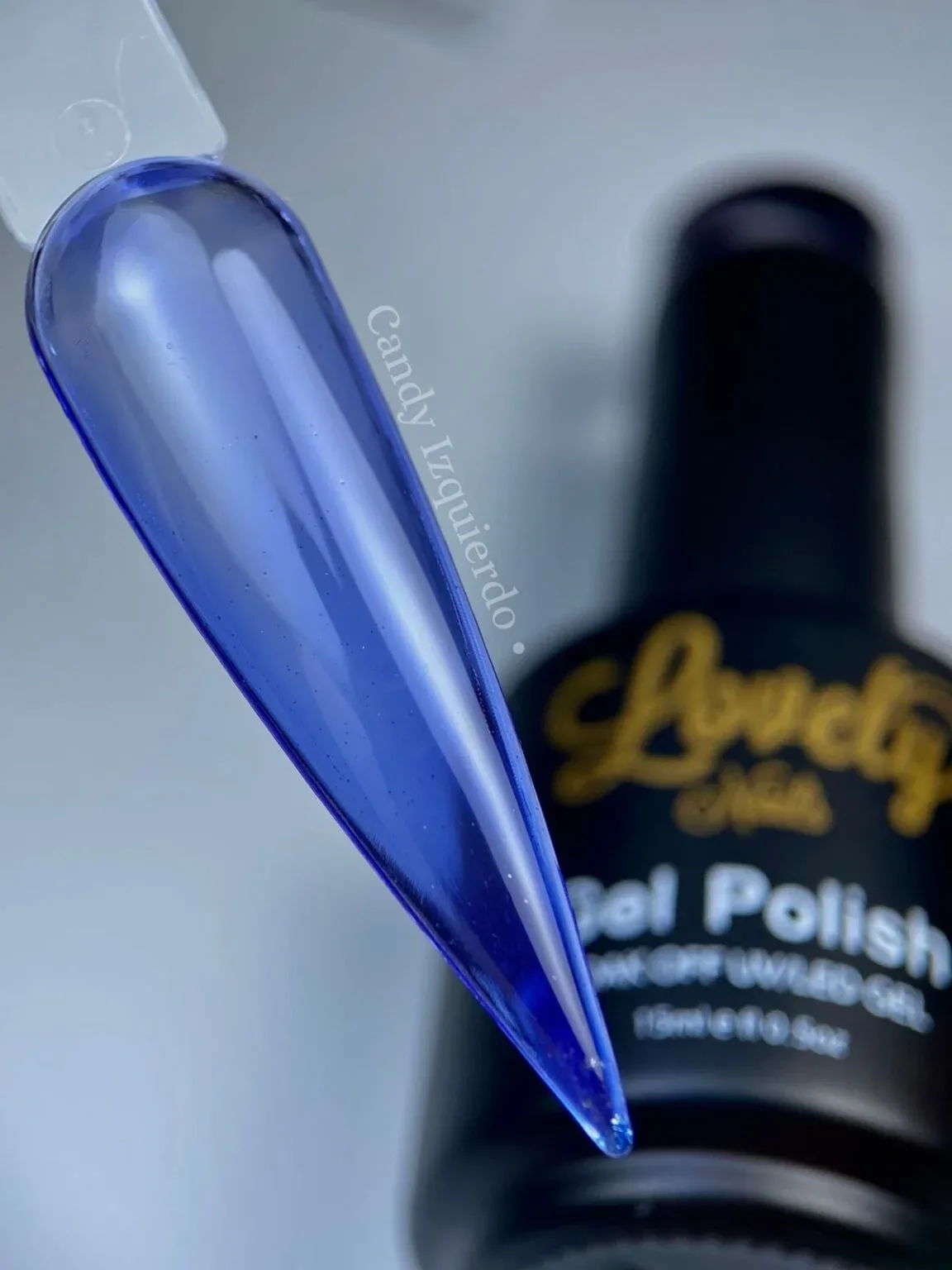 Gel vitral azul marino Lovely