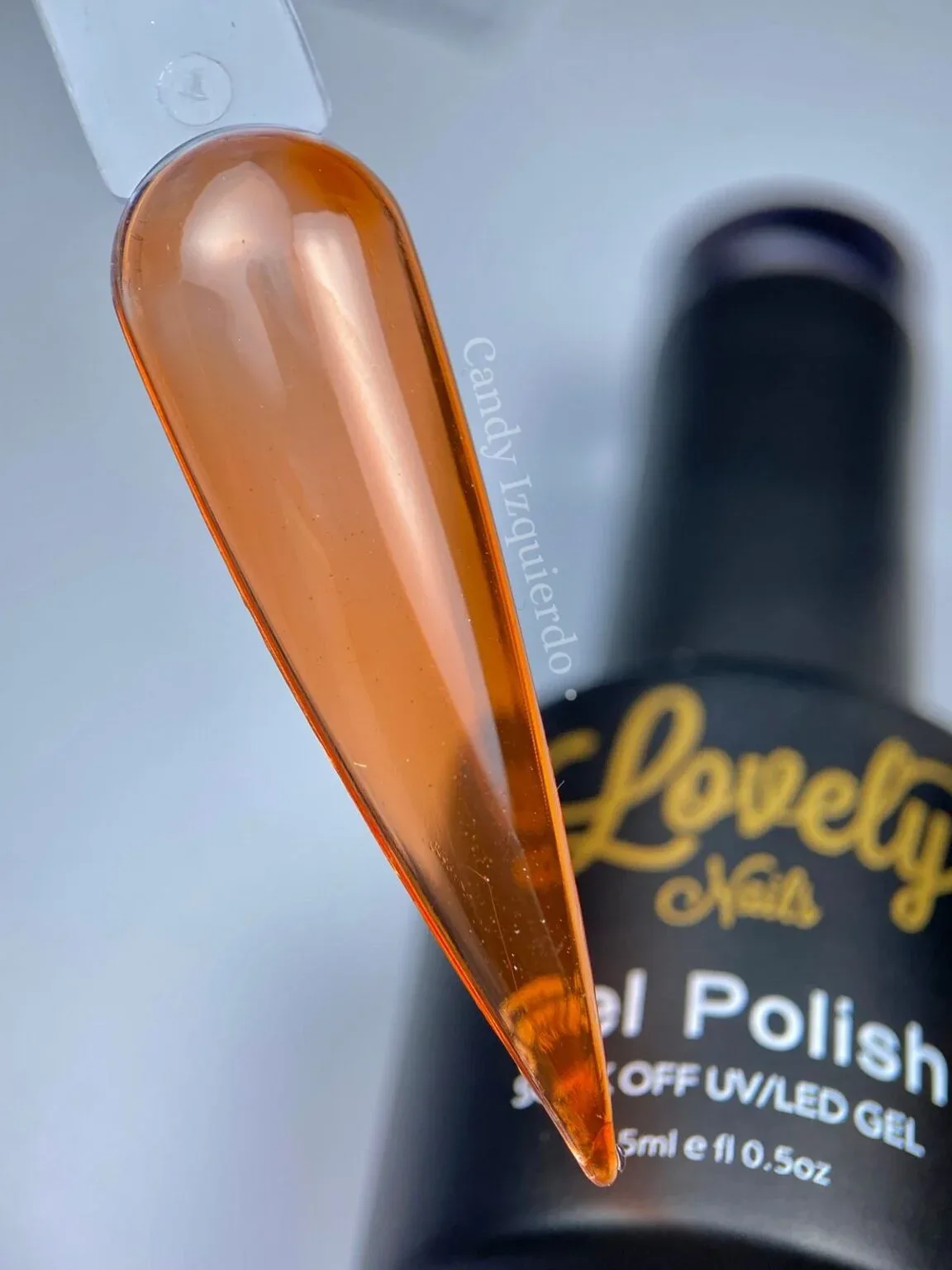 Gel vitral naranja Lovely