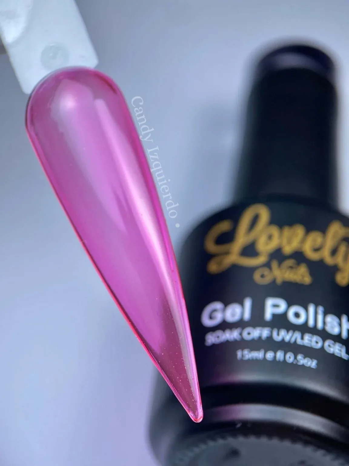 Gel vitral rosa Lovely