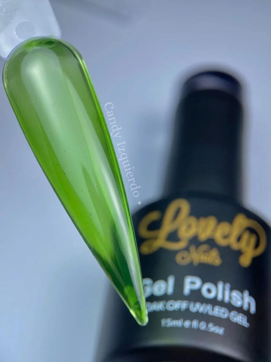 Gel vitral verde Lovely