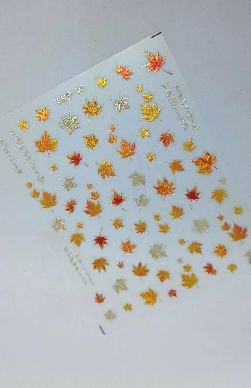 Sticker hojas otoño